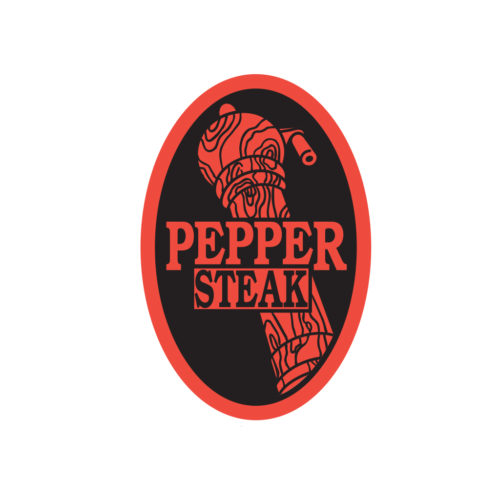 Pepper Steak Meat Display Label
