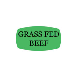 Grass Fed Beef Butcher Meat Label