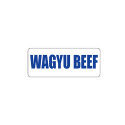 Butcher Freezer Label Wagyu