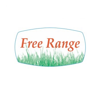 Free Range Butcher Meat Label Produce Label Free Range Farming